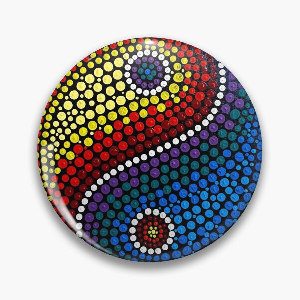 Artikelvorschau, Yin Yang Dot Art entworfen und verkauft von Houseoflove.