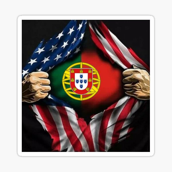 I Am Not Yelling I'm Just Speaking Portuguese Flag Portugal Vinyl Decal Sticker