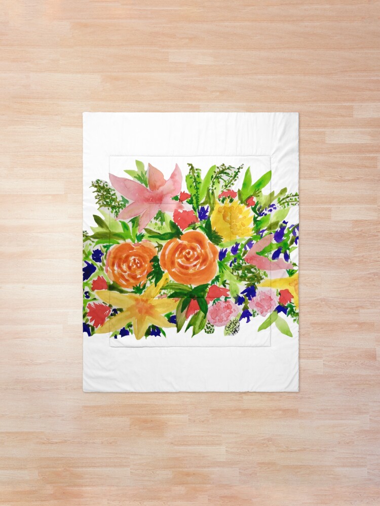 Alternate view of Patti’s Flowers Comforter