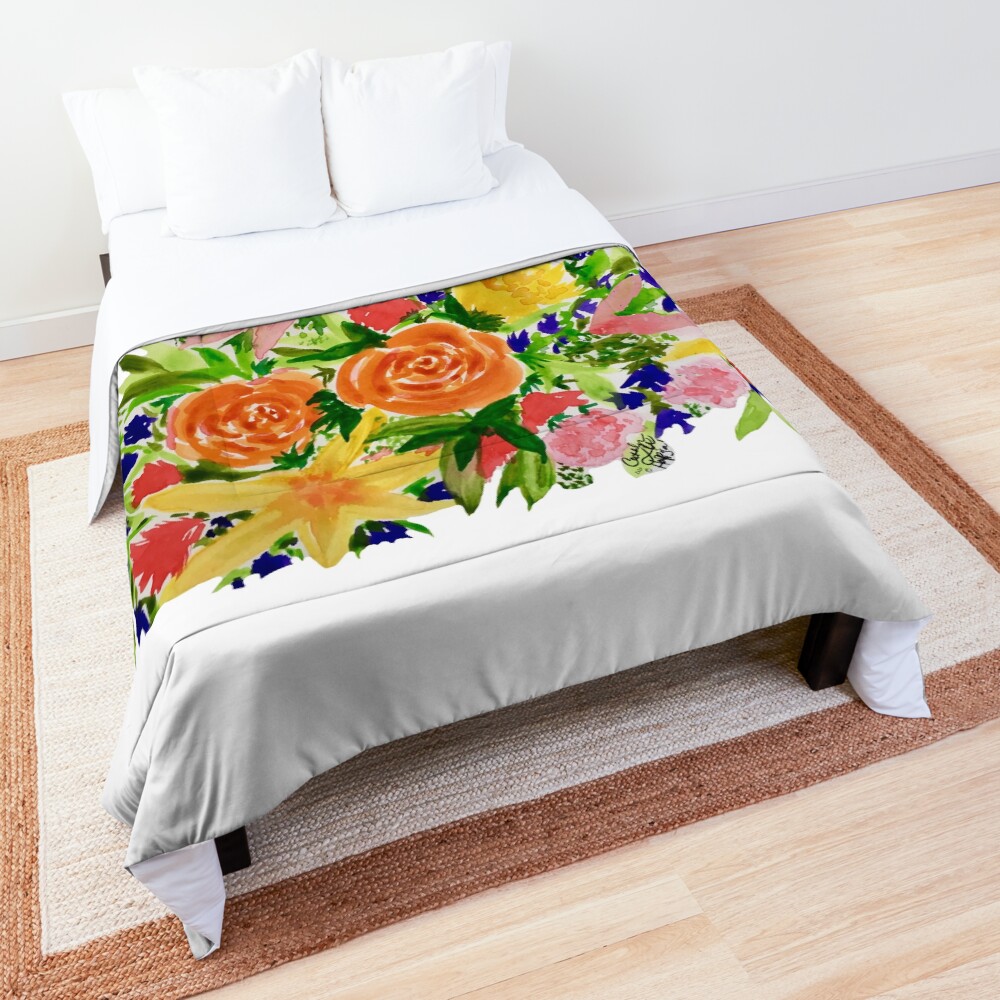 Patti’s Flowers Comforter