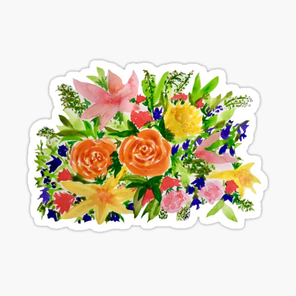 Patti’s Flowers Sticker
