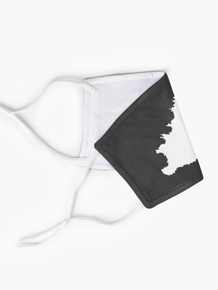 Alternate view of Guernsey Mask - Grey Mask