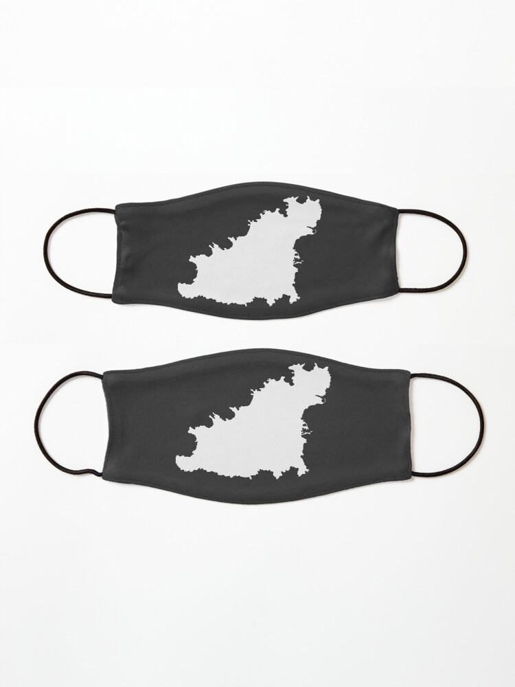 Alternate view of Guernsey Mask - Grey Mask