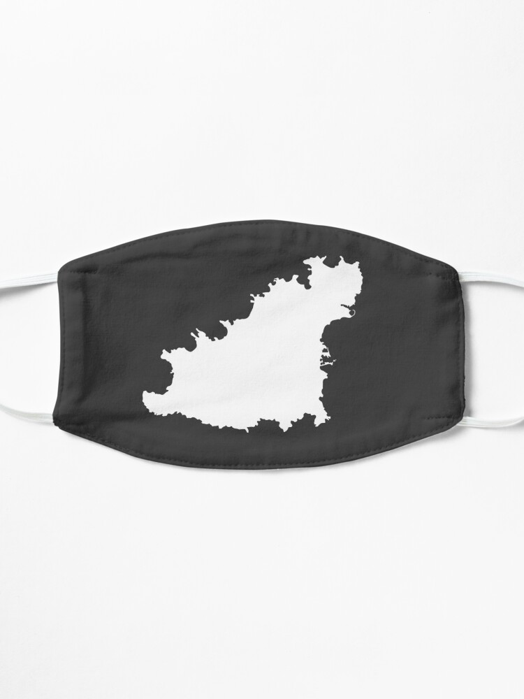 Alternate view of Guernsey Mask - Grey Mask