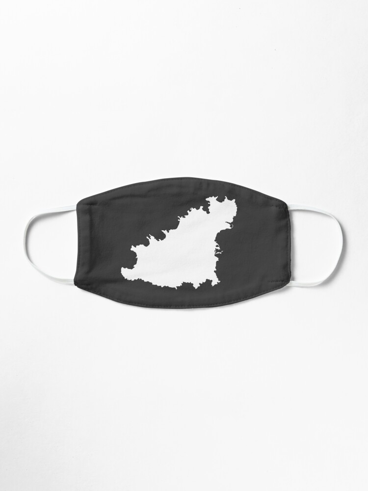 Alternate view of Guernsey Mask - Grey Mask