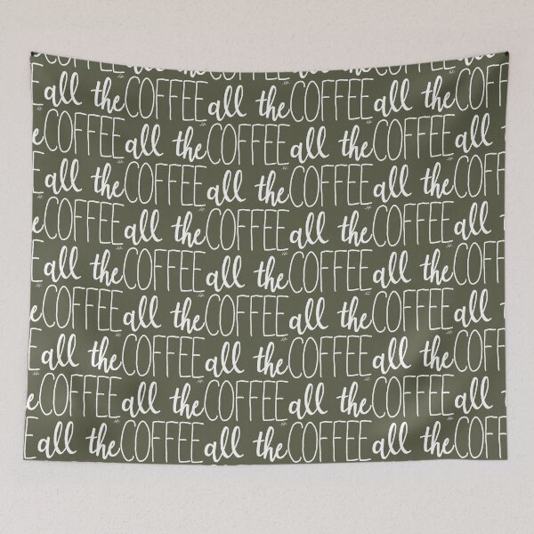 Item preview, All the Coffee - White designed and sold by KristinaTrott.