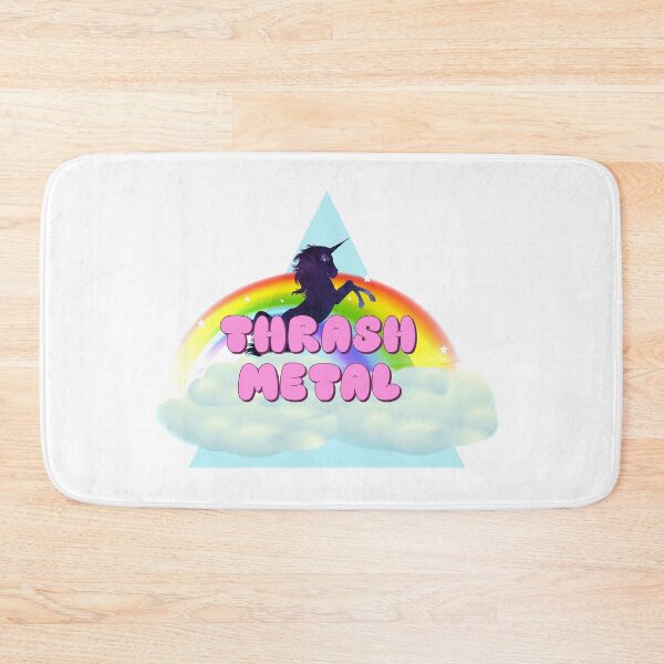 Item preview, THRASH METAL UNICORN RAINBOW designed and sold by sherwinc.