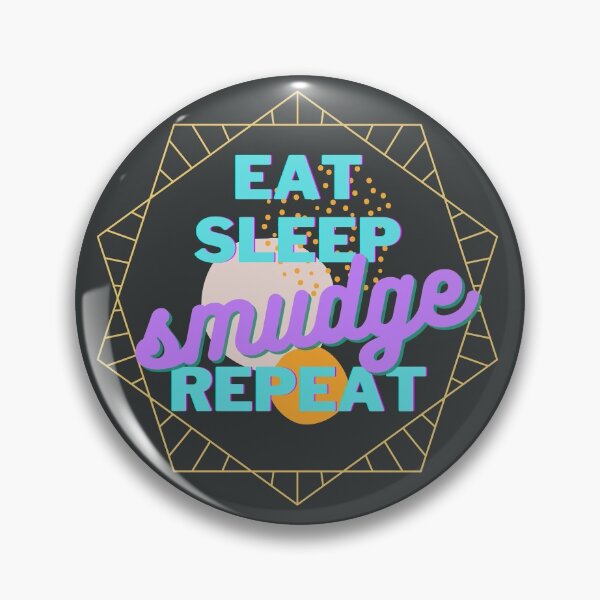 Item preview, Eat Sleep Smudge Repeat Baby Blue and Purple designed and sold by Pink Mint.