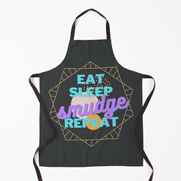 Artikelvorschau, Eat Sleep Smudge Wiederholen Sie Baby Blue und Purple entworfen und verkauft von Pink Mint.