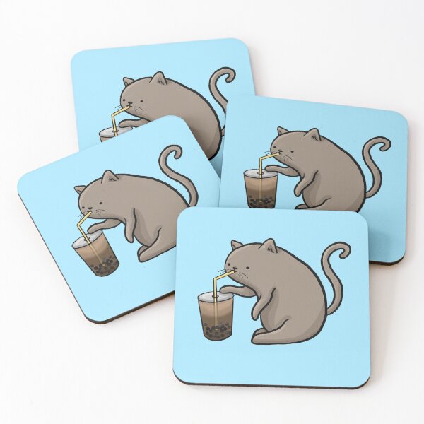 Item preview, boba cat designed and sold by emilyjohnson-12.