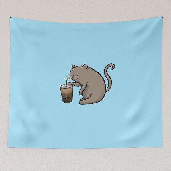 Item preview, boba cat designed and sold by emilyjohnson-12.