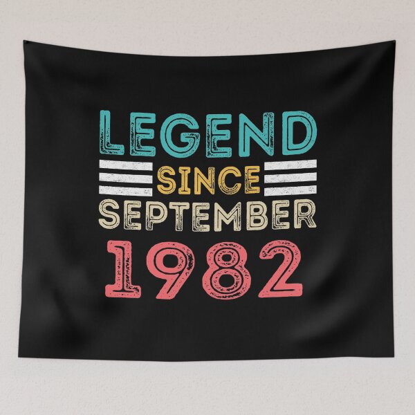 Item preview, Retro Vintage 38th Birthday Legend Since September 1982 designed and sold by meedTee.