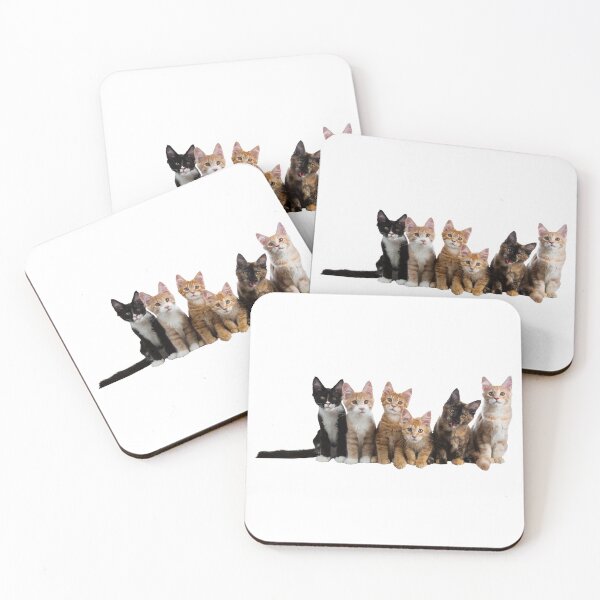 little cute gang Coasters (Set of 4)