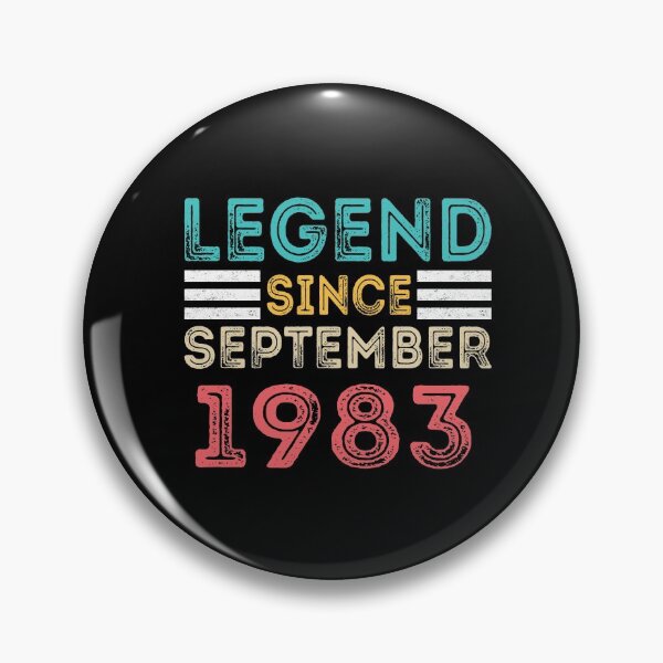 Item preview, Retro Vintage 37th Birthday Legend Since September 1983 designed and sold by meedTee.