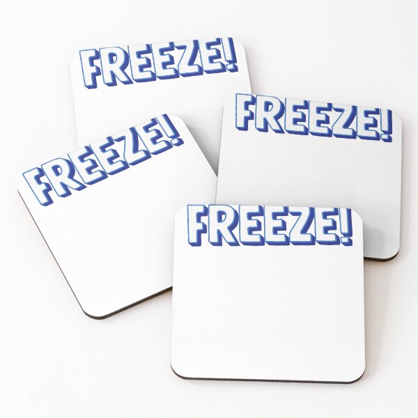 Item preview, Freeze! Cool Ice 3D Blue designed and sold by thefrshmachine.