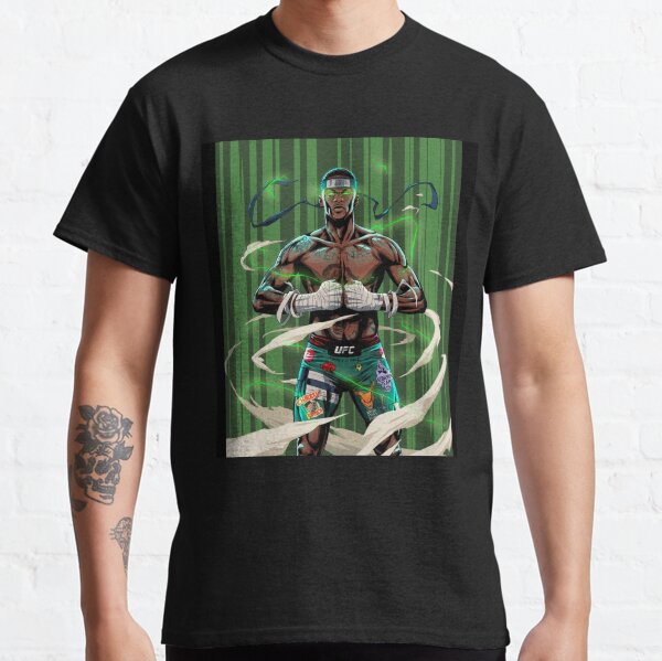 Israel Adesanya UFC campeón de peso medio anime art Camiseta clásica