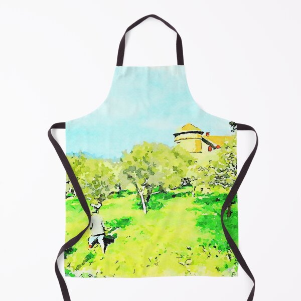Item preview, Donkey and man in the olive grove designed and sold by Giuseppe Cocco.