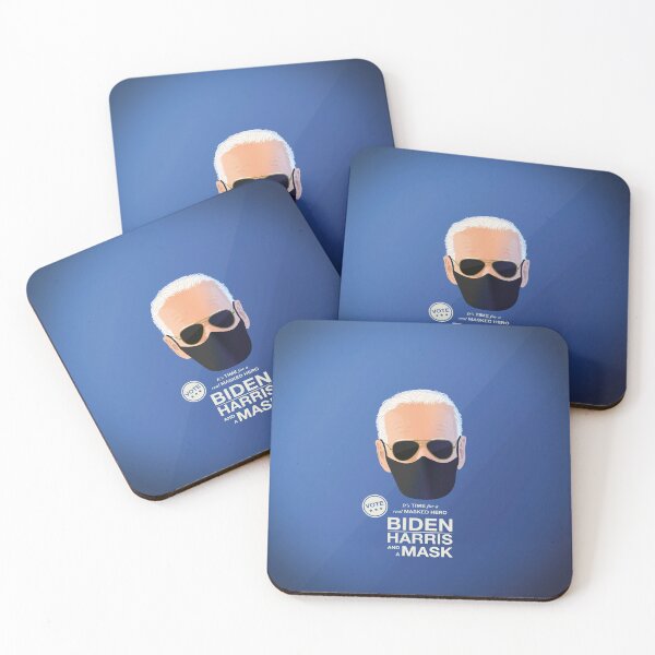 Item preview, BIDEN HARRIS and a MASK (blue) designed and sold by PopArtClub.