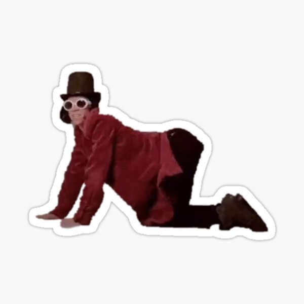 willy wonka tiktok Sticker