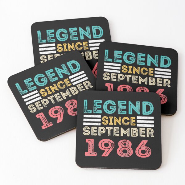 Item preview, Retro Vintage 34th Birthday Legend Since September 1986 designed and sold by meedTee.