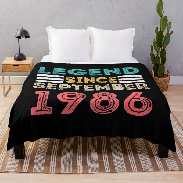 Item preview, Retro Vintage 34th Birthday Legend Since September 1986 designed and sold by meedTee.