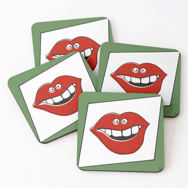 Artikelvorschau, 80er Jahre Lippen Illustration entworfen und verkauft von Anna-Syme.