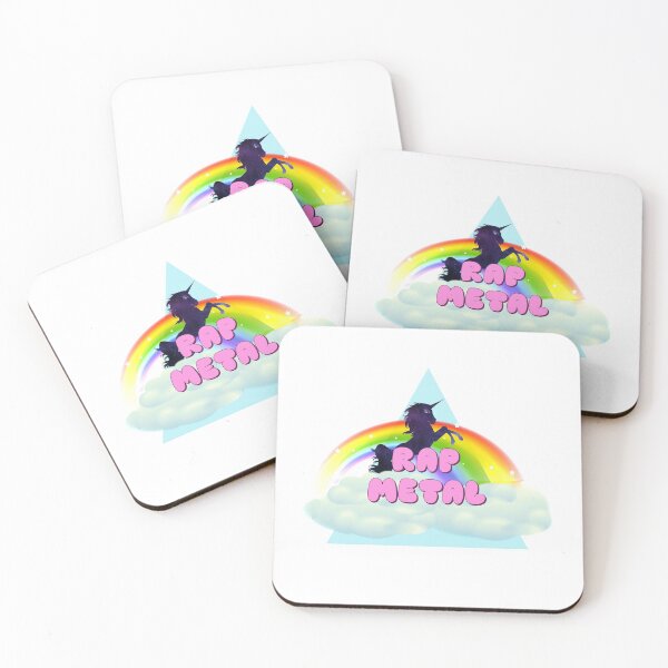 Item preview, RAP METAL UNICORN RAINBOW designed and sold by sherwinc.