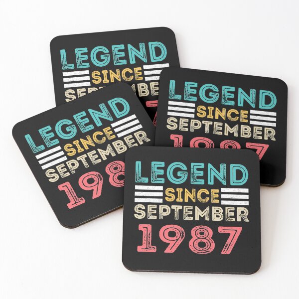 Item preview, Retro Vintage 33rd Birthday Legend Since September 1987 designed and sold by meedTee.