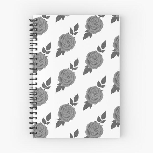 Item preview, Black and white Roses Pattern designed and sold by GraphicsbyNel.