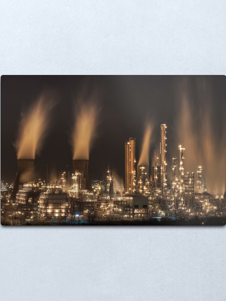 Alternate view of Grangemouth Refinery (4) Metal Print