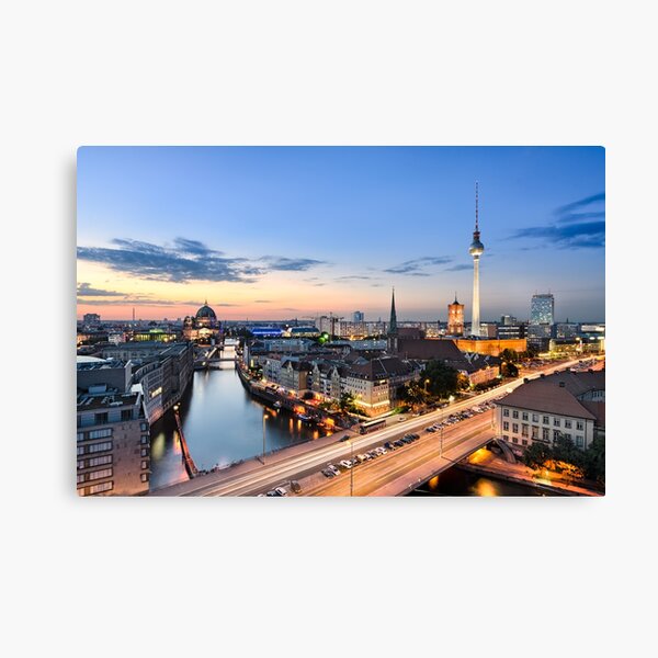 Berlin Skyline Panorama Canvas Print
