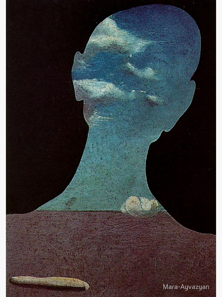 Man with His Head Full of Clouds by Salvador Dali by Mara-Ayvazyan