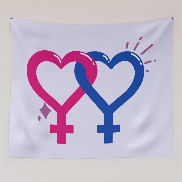 Item preview, bisexual colors sapphic love designed and sold by adoresapphics.