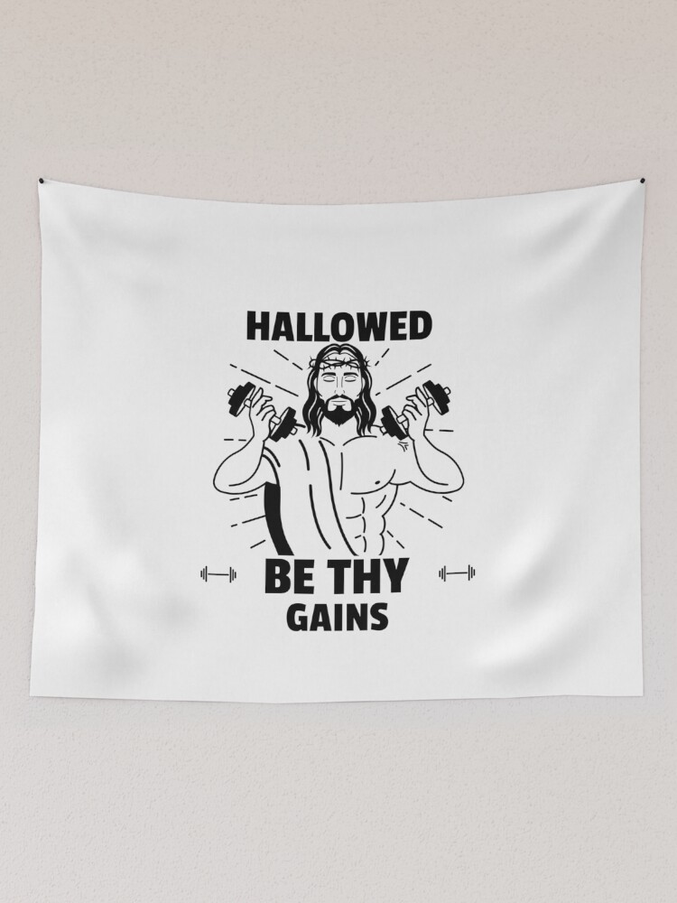 Thumbnail 2 of 3, Tapestry, Hallowed Be Thy Gains designed and sold by vlad0211.