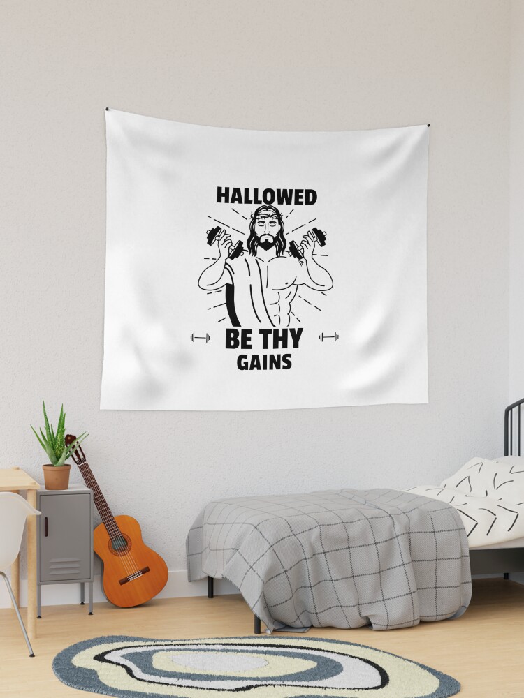 Thumbnail 1 of 3, Tapestry, Hallowed Be Thy Gains designed and sold by vlad0211.