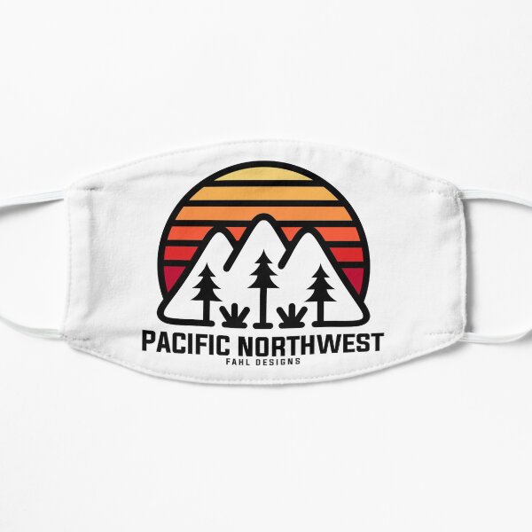 Pacific PNW Sunset Flat Mask