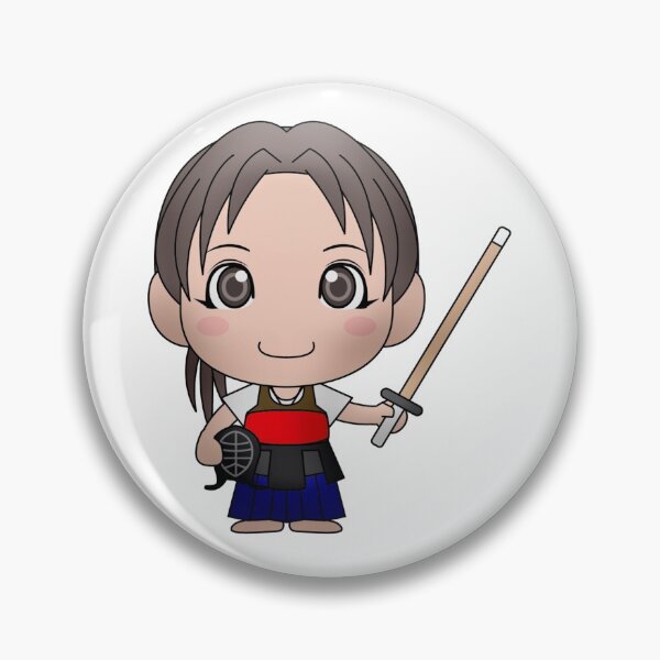 Item preview, anime chibi kids sports fencing swordplay girl designed and sold by portrait4you.