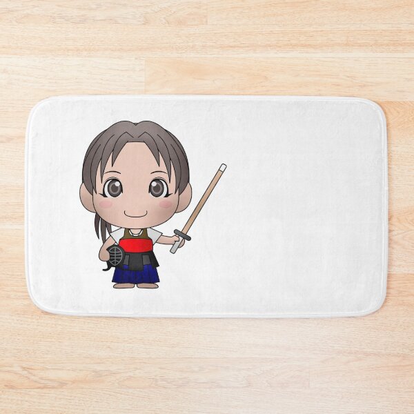 Item preview, anime chibi kids sports fencing swordplay girl designed and sold by portrait4you.