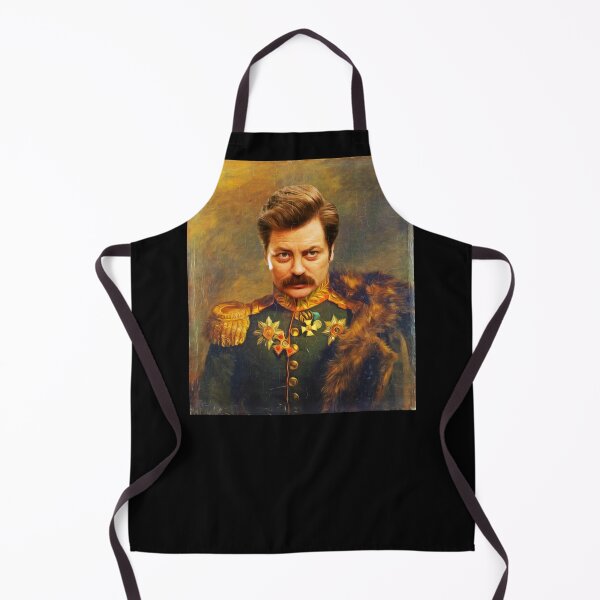 Item preview, Ron Swanson Old Timey Portrait Painting (Parks & Rec) designed and sold by uselessnyc.