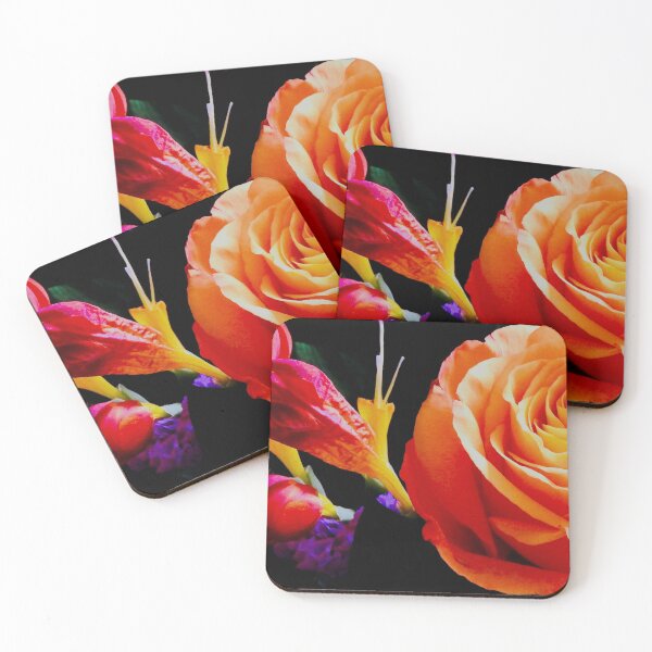 Item preview, Freesias and tangerine rose designed and sold by keithmilligan.
