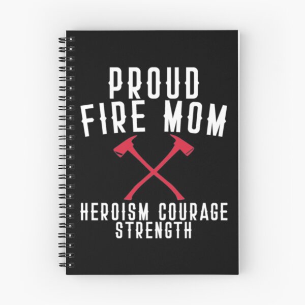 Item preview, Proud Fire Mom Heroism Courage Strength designed and sold by TopDawgDesigns.