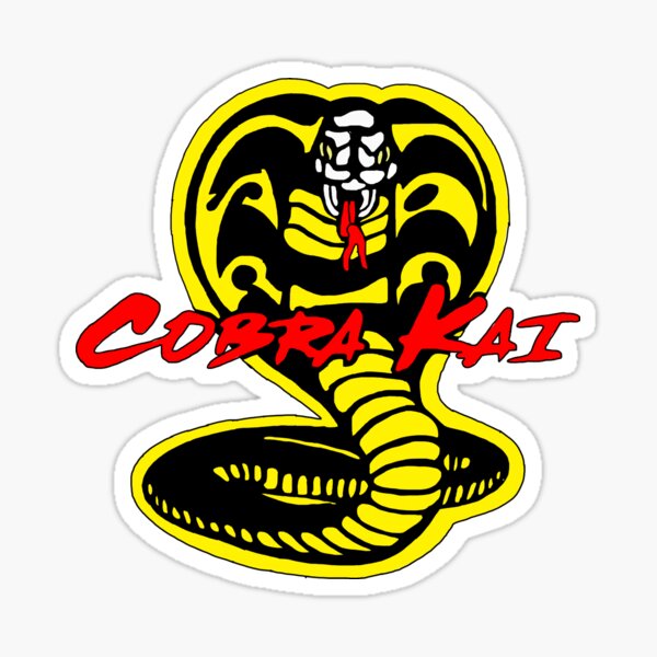 "Cobra Kai Logo" Sticker by DaniiDan Redbubble