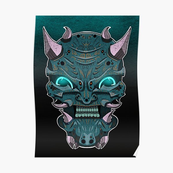 Devil Oni Posters Redbubble