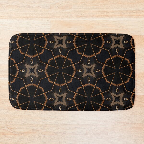 Item preview, Black and Bronze geometric abstract by Code03. Cool designs by Code03. designed and sold by Code03.