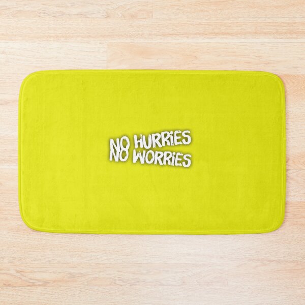 Item preview, Black and White No Hurries No Worries designed and sold by Pink Mint.
