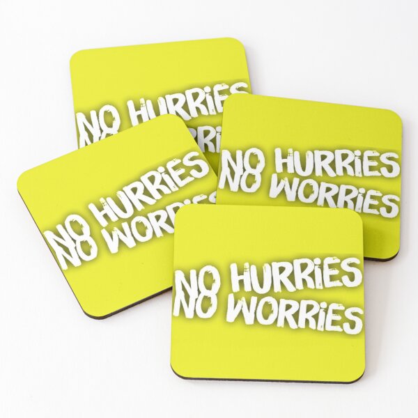 Item preview, Black and White No Hurries No Worries designed and sold by Pink Mint.
