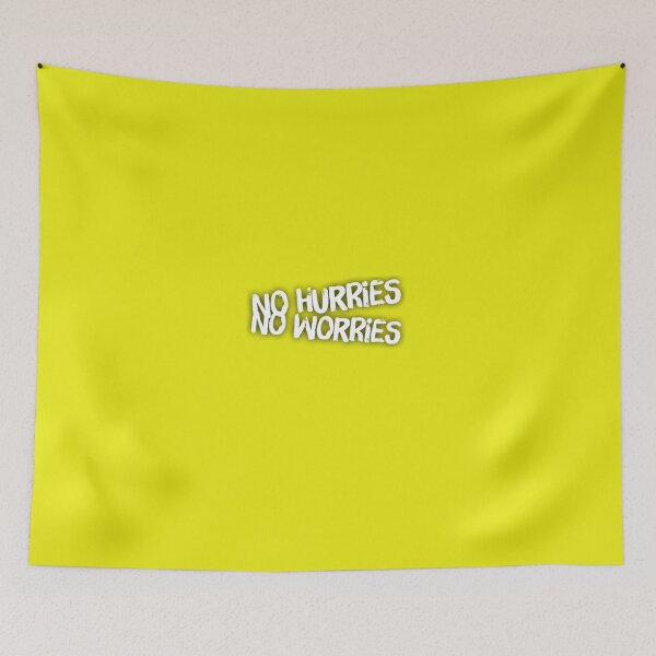 Item preview, Black and White No Hurries No Worries designed and sold by Pink Mint.