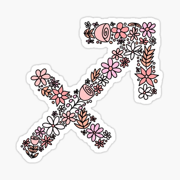 Item preview, Pink Sagittarius Zodiac Symbol designed and sold by karinapezeshkan.