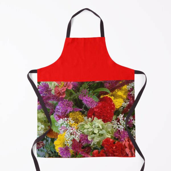 Item preview, Floral Bouquet-Aster-Cock's Comb-Zinnia designed and sold by Emily Gartner.