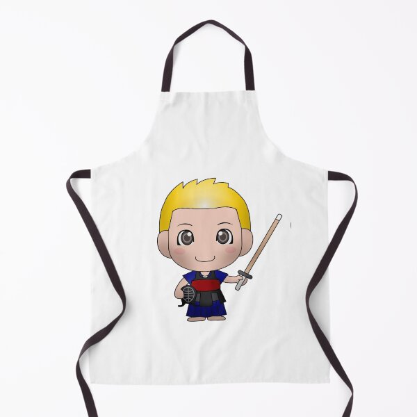 Item preview, anime chibi kids sports fencing swordplay boy designed and sold by portrait4you.